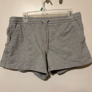 Athleta Farallon Heathered Gray Athletic Shorts